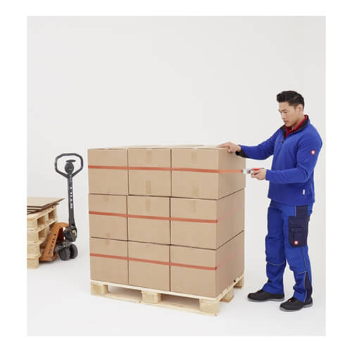 【廃番商品】結束テープ25mm×55m　茶　【ｔｅｓａ ストラッピングテープ 茶 ２５ｍｍｘ５５ｍ】