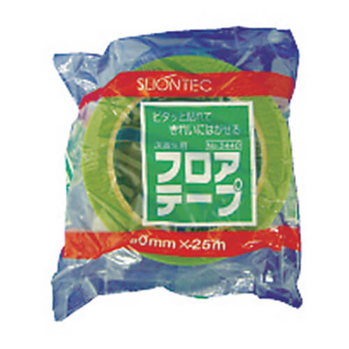 スリオンテック 床養生用フロアテープ グリーン 38mm×50m 344002GR2038X50