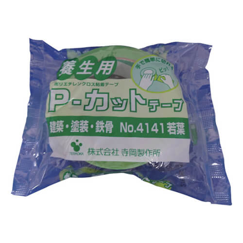 寺岡製作所 Ｐ−カットテープ No.4141 若葉 ５０ｍｍＸ２５Ｍ50mm×25m 4141LGR50X25