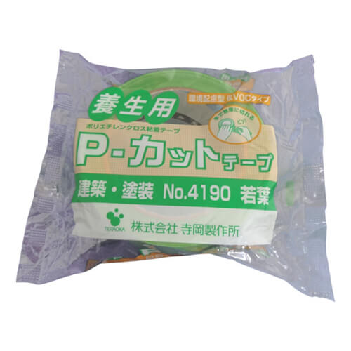 寺岡製作所 Ｐ−カットテープ No.4190 若葉 ５０ｍｍＸ２５Ｍ50mm×25m 4190LGR50X25
