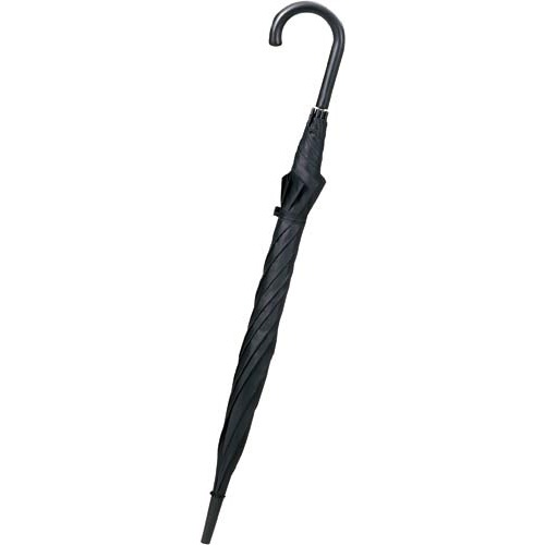 ポリエステルジャンプ傘　６０ｃｍ　ブラック　２４本