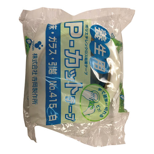 【廃番商品】寺岡製作所 Ｐ?カットテープ No.415 白 ５０ｍｍＸ２５Ｍ50mm×25m NO.415W5025