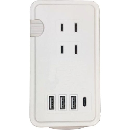 ＵＳＢ　Ａ／Ｃ充電ポート付き電源タップ