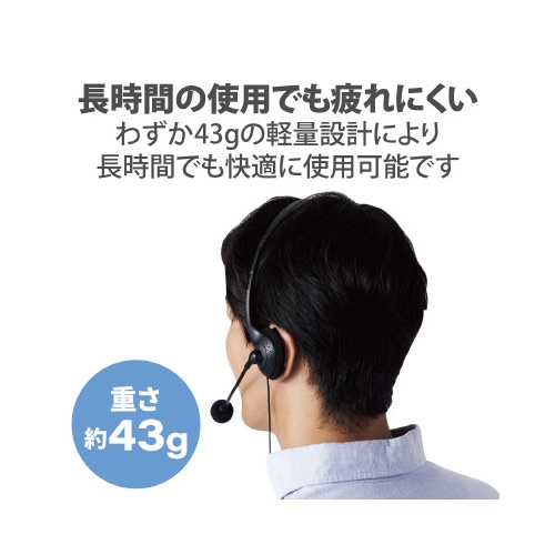 【廃番商品】ヘッドセット　両耳　オーバーヘッド　小型　４極