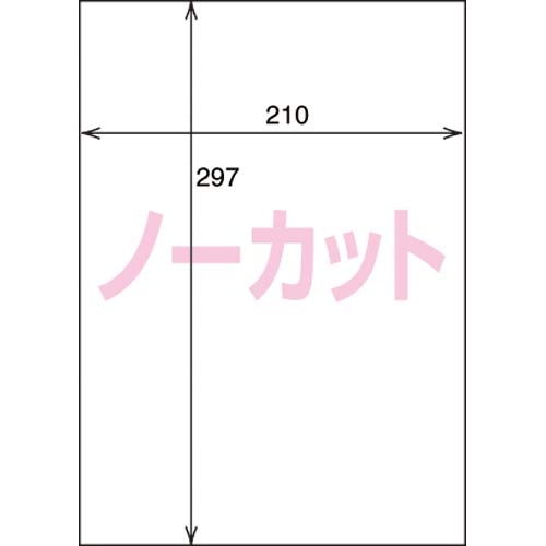 紙ラベル＜Ｋ２＞　Ａ４　ノーカット　１００枚