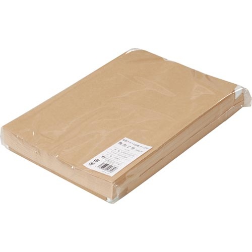 未晒クラフト封筒　角２　テープ付き　１００枚入　５