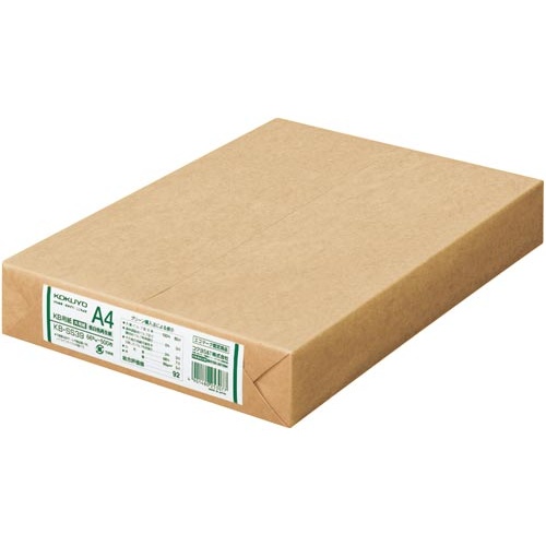 ＫＢ用紙　低白色再生紙６６ｇ　Ａ４　５００枚　５冊
