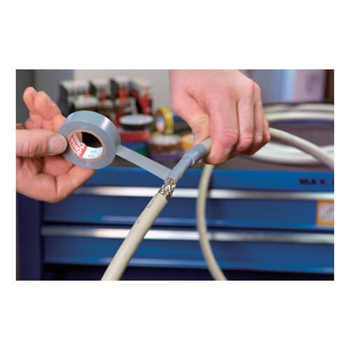 【廃番商品】ビニールテープ19mm×10m　青　【ｔｅｓａ 電気絶縁用ビニールテープ １９ｍｍ×１０ｍ 青 （１０巻入）】