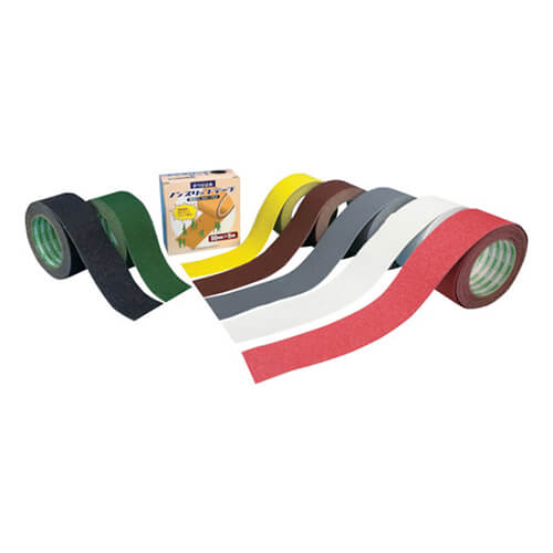 【廃番商品】滑り止めテープ125mm×125mm 赤 【日東エルマテ ノンスリップテープ 125mm×125mm レッド】
