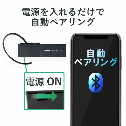 【廃番商品】Ｂｌｕｅｔｏｏｔｈヘッドセット／ＨＳ２０／ブラック