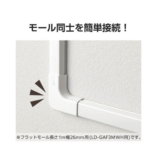ＬＤ−ＧＡＦ３ＭＷＨ用接続ユニット　曲　白