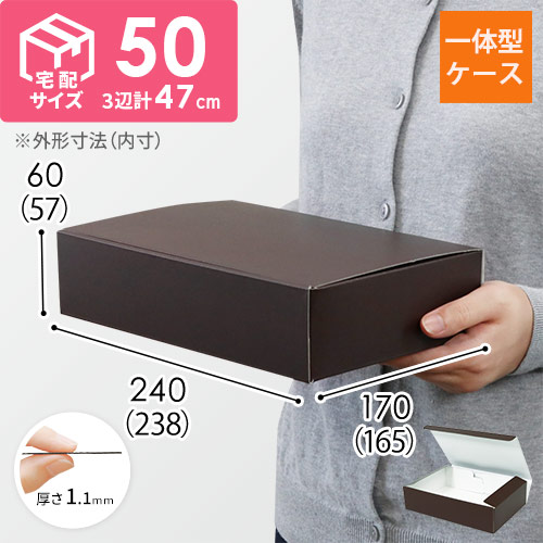 カラーBOX ブラウン（238×165×高57mm）の説明動画