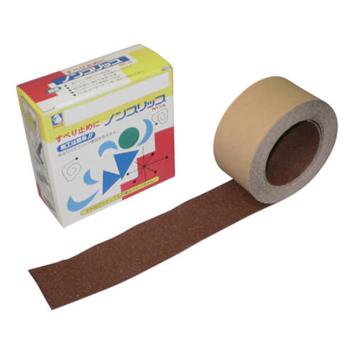 滑り止めテープ50mm×5m　茶　【ＮＣＡ ノンスリップテープ ５０×５ｍ エンジ】