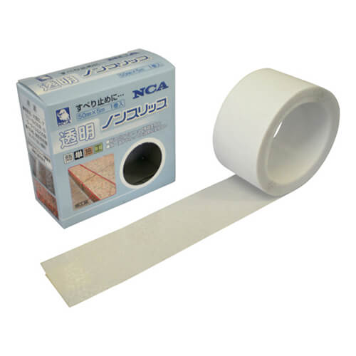 滑り止めテープ50mm×5m　透明　【ＮＣＡ 透明ノンスリップテープ】