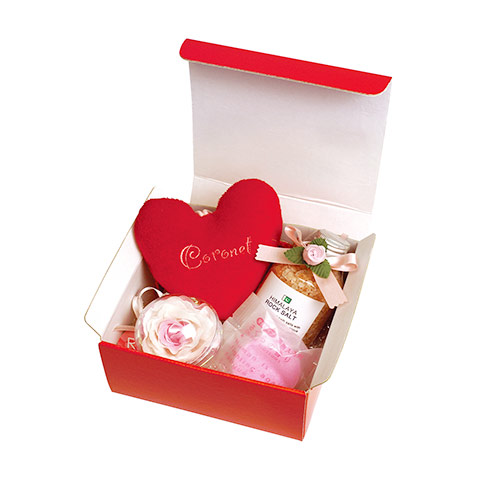 カラーBOX レッド（138×135×高67mm）
