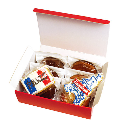 カラーBOX レッド（198×135×高57mm）