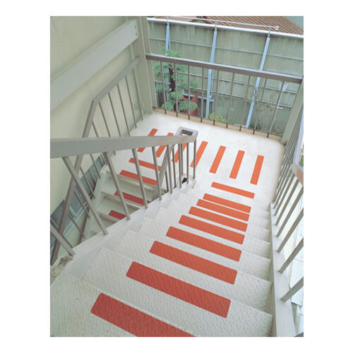 滑り止めテープ100mm×18m　赤　【ＮＣＡ ノンスリップテープ １００×１８ｍ 赤】