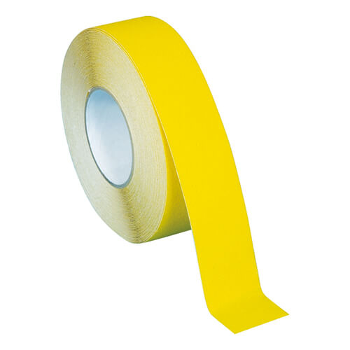 【廃番商品】滑り止めテープ50mm×18.3m　黄　【ＨＥＳＫＩＮＳ アンチスリップテープ Ｓａｆｅｔｙ Ｇｒｉｐ ５０×１８．３ｍ 黄色】