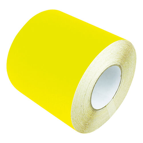 【廃番商品】滑り止めテープ150mm×18.3m　黄　【ＨＥＳＫＩＮＳ アンチスリップテープ Ｓａｆｅｔｙ Ｇｒｉｐ １５０×１８．３ｍ 黄色】