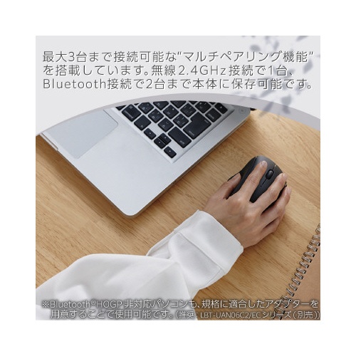 Ｓｈａｌｌｐｈａ　マルチ　３ボタン　Ｍ　黒