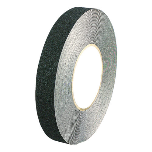 【廃番商品】滑り止めテープ25mm×18.3m　黒　【ＨＥＳＫＩＮＳ アンチスリップテープ Ｓａｆｅｔｙ Ｇｒｉｐ ２５×１８．３ｍ 黒】