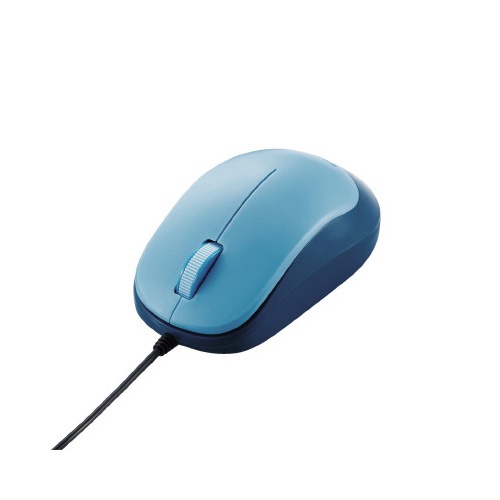 【廃番商品】３ボタン有線マウス　Ｍ?Ｙ８ＵＢ　青