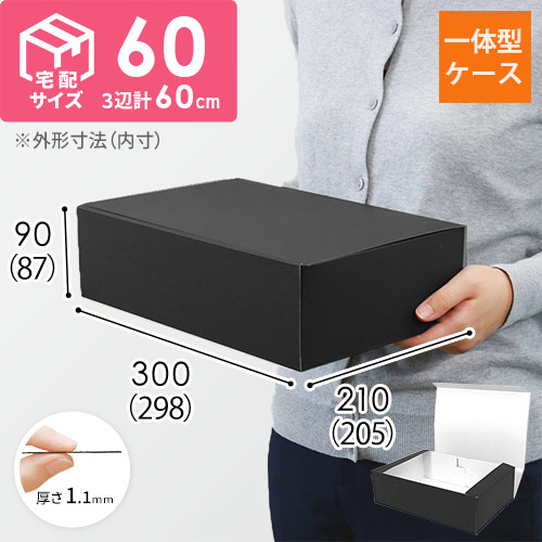 カラーBOX ブラック（298×205×高87mm）