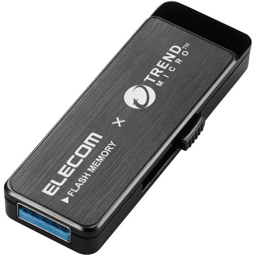 【廃番商品】ＵＳＢメモリ　ウイルス対策　１６ＧＢ　ブラック