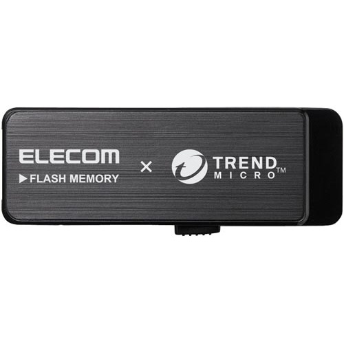 【廃番商品】ＵＳＢメモリ　ウイルス対策　１６ＧＢ　ブラック