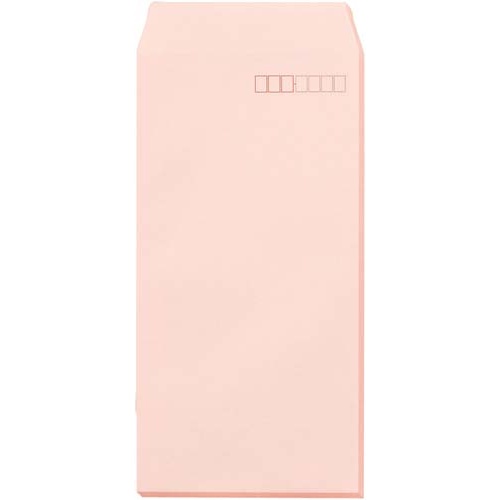 ソフトカラー封筒長３ピンク５０枚入テープ付×２０
