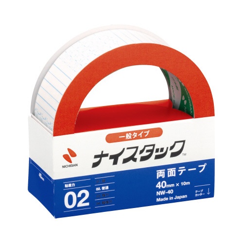 ナイスタック両面テープ４０ｍｍ×１０ｍ　５巻