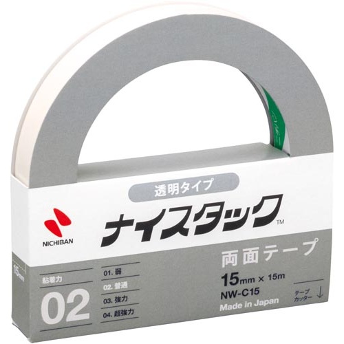 ナイスタック　透明タイプ　１５ｍｍ×１５ｍ　１０巻