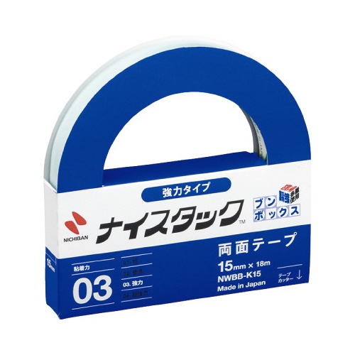 ナイスタック強力ＢＢ　幅１５ｍｍ　１０巻×１０