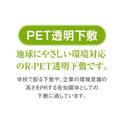 ＰＥＴ下敷　Ｂ５　クリア