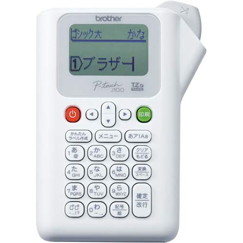 ラベルライター　ピータッチ　ＰＴ−Ｊ１００Ｗ