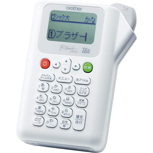 ラベルライター　ピータッチ　ＰＴ−Ｊ１００Ｗ