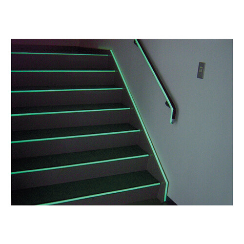 【廃番商品】蓄光テープ20mm×10m　緑　【パイオラン 蓄光テープ ２０ｍｍ×１０ｍ】