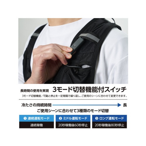 水冷服ウェアＤＩＲＥＣＴＣＯＯＬＰＲＯバッテリー付