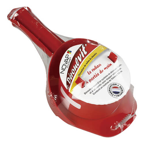 【廃番商品】標識テープ50mm×100m　赤/白　【ＮＯＶＡＰ ホルダー付き表示テープ ＳＰＥＥＤ ＴＡＰＥ［［Ｒ上］］用