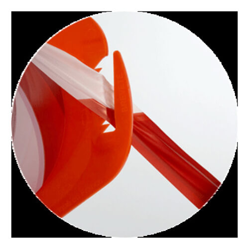 【廃番商品】標識テープ50mm×100m　赤/白　【ＮＯＶＡＰ ホルダー付き表示テープ ＳＰＥＥＤ ＴＡＰＥ［［Ｒ上］］用