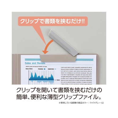 セパルクリップインファイルダブル　ブラック