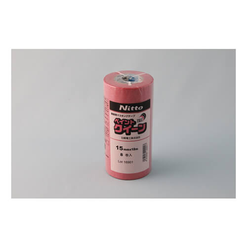 【廃番商品】マスキングテープ15mm×18m　ピンク　【日東 マスキングテープ ペイントクイーン Ｎｏ．７２７ １５ｍｍ×１８ｍ ピンク】