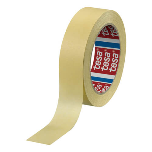 ｔｅｓａ マスキングテープ建築内装・養生用 30mm×50m 黄 4323-30-50