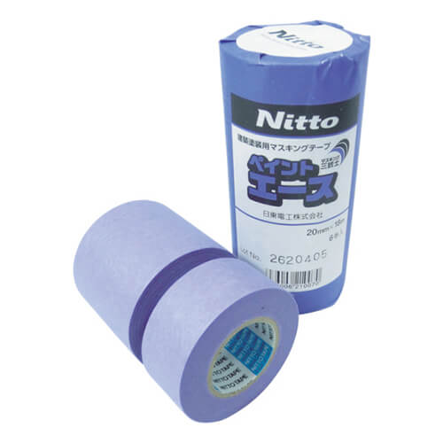 【廃番商品】マスキングテープ40mm×18m　紫　【日東 マスキングテープ ペイントエース Ｎｏ．７２０Ａ ４０ｍｍ×１８ｍ ３巻入り パープル】