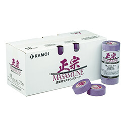 カモ井 マスキングテープ建築塗装 12mm×18m 紫 MASAMUNEJAN-12（10巻入）