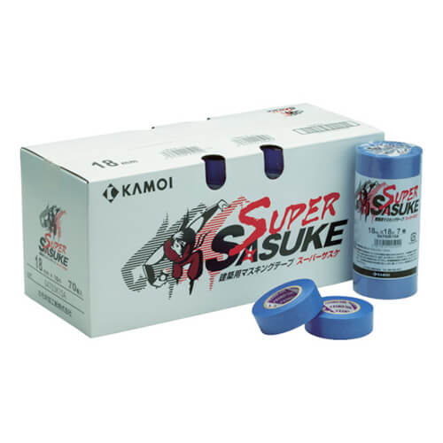 【廃番商品】マスキングテープ18mm×18m　紫　【カモ井 マスキングテープ建築塗装用（７巻入り）】