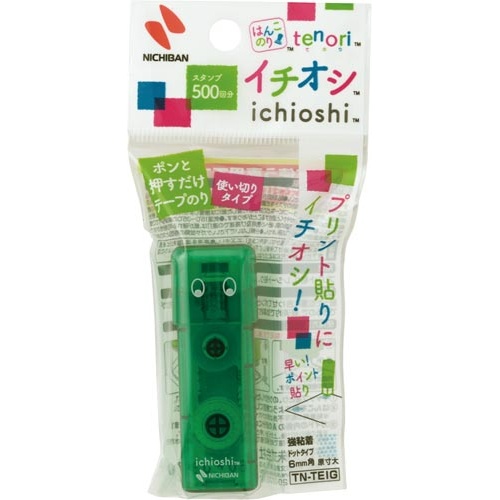 【廃番商品】テープのり　ｔｅｎｏｒｉ　イチオシ　グリーン