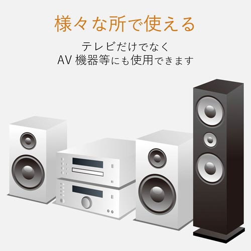 ＴＶ用耐震ベルト　４０Ｖ型まで　粘着シール２本入