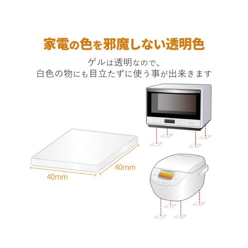 耐震ゲル　家電用　耐荷重７０ｋｇ