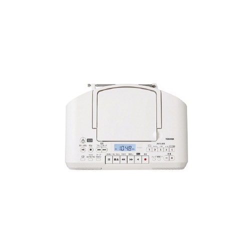 コンパクト形ＣＤラジオカセットレコーダー　ホワイト